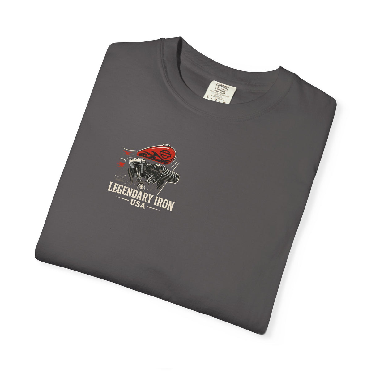 Legendary Iron Unisex Garment-Dyed T-Shirt - Freedom is Not Given Graphic Tee