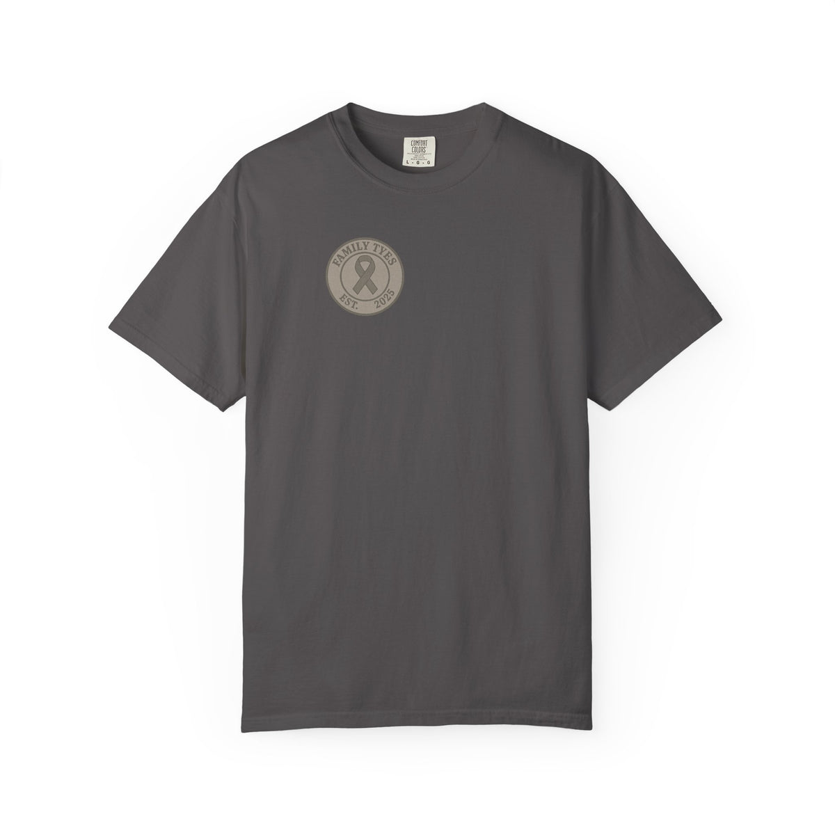 Unisex Garment-Dyed T-Shirt - Brain Tumor Awareness Tee - Family Tyes Support Shirt