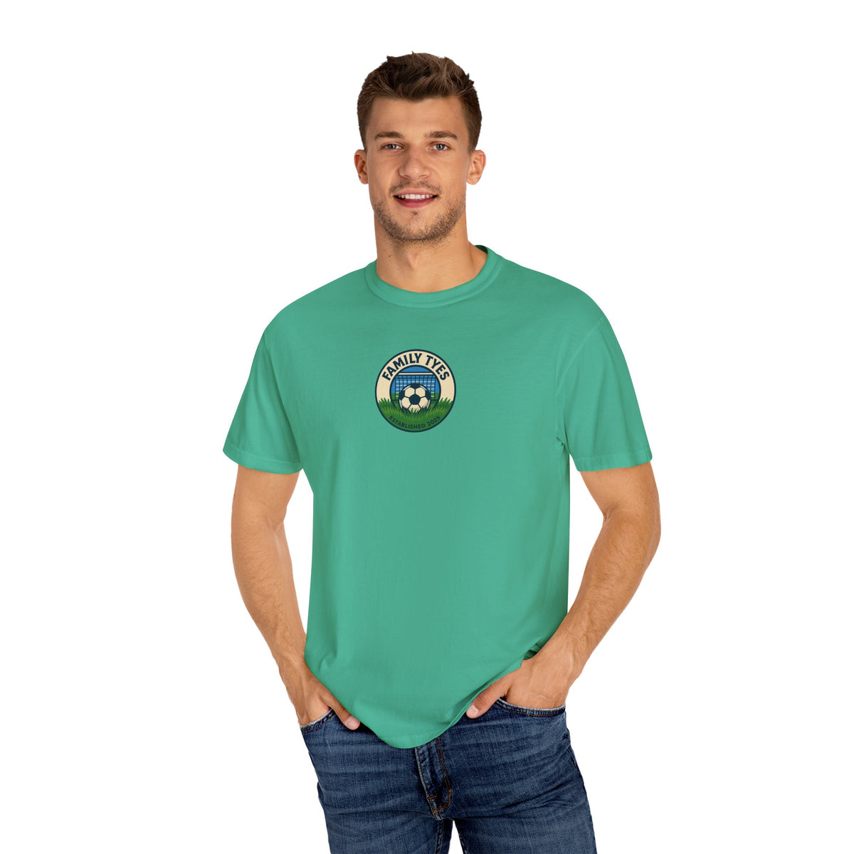 Soccer Unisex Garment-Dyed T-shirt