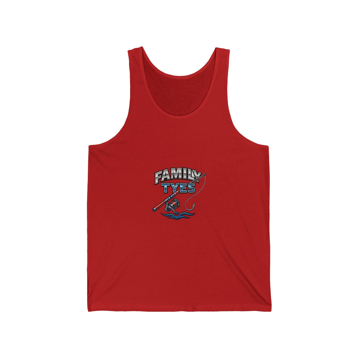 Fishing Enthusiast Unisex Jersey Tank: Perfect for Summer, Beach Days, and Outdoor Adventures, Great Gift for Anglers