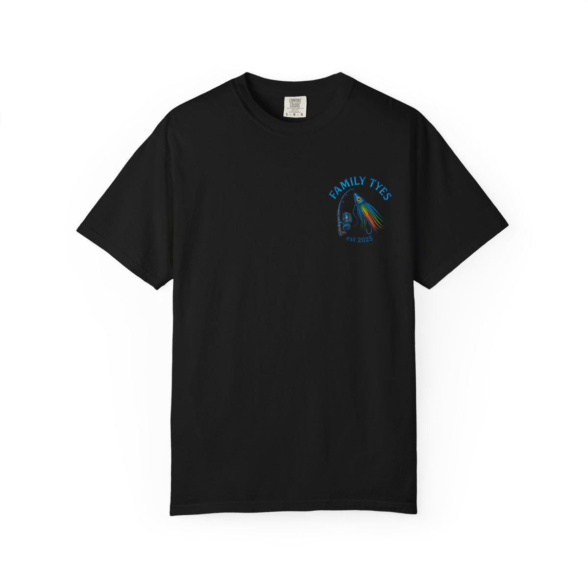 Sailfish— Family Ties Fishing T-Shirt, Unisex Garment-Dyed Tee, Gift for Fishermen, Summer Apparel, Dad Gift, Casual Wear