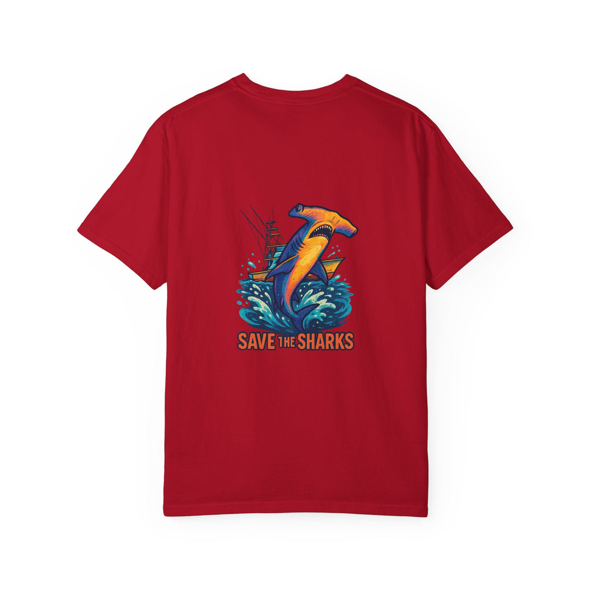 Eco-Friendly Unisex T-Shirt, Save the Sharks Tee, Casual Wear, Beach Lover Gift, Ocean Conservation Apparel
