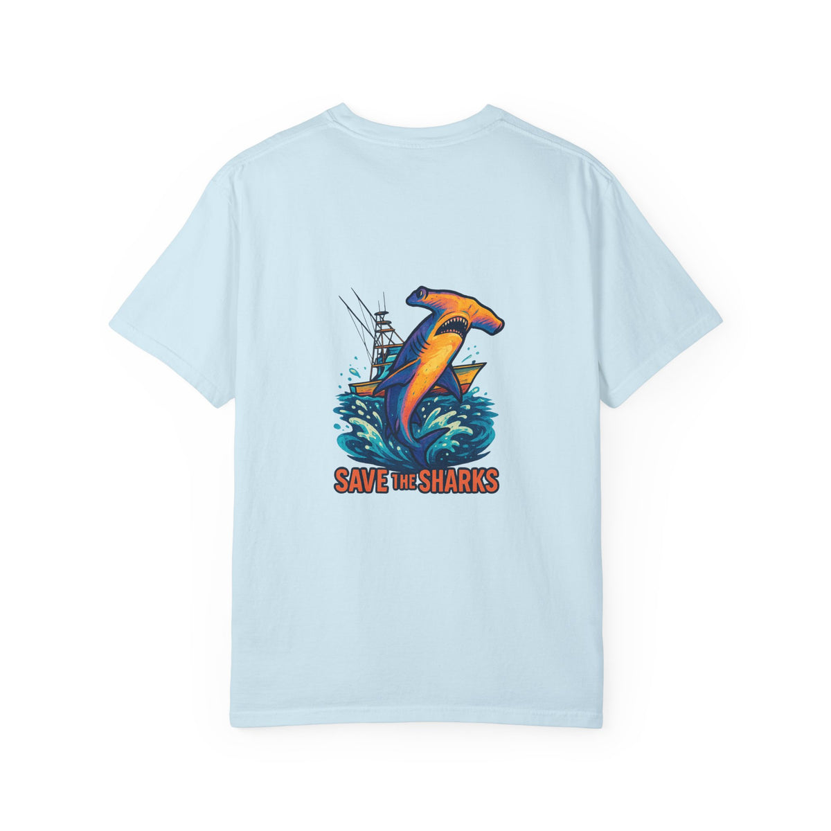 Eco-Friendly Unisex T-Shirt, Save the Sharks Tee, Casual Wear, Beach Lover Gift, Ocean Conservation Apparel