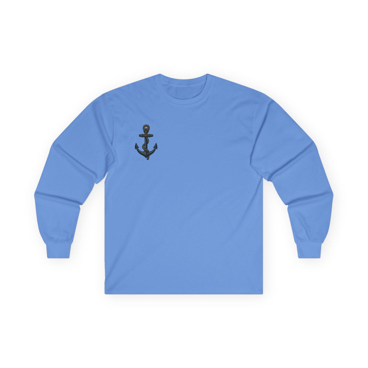 Anchor Nautical Family Long Sleeve Tee - Perfect for Boating, Fishing Trips, & Family Gatherings, Unisex Shirt, Casual Wear, Marine Themed Clothing