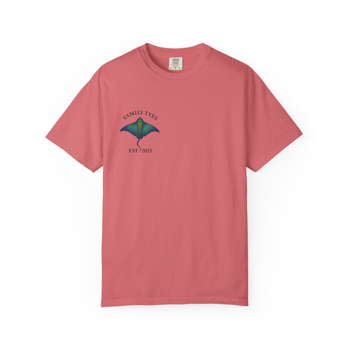 Copy of Unisex Garment-Dyed T-shirt | Family Tyes 2025 Dolphin Design