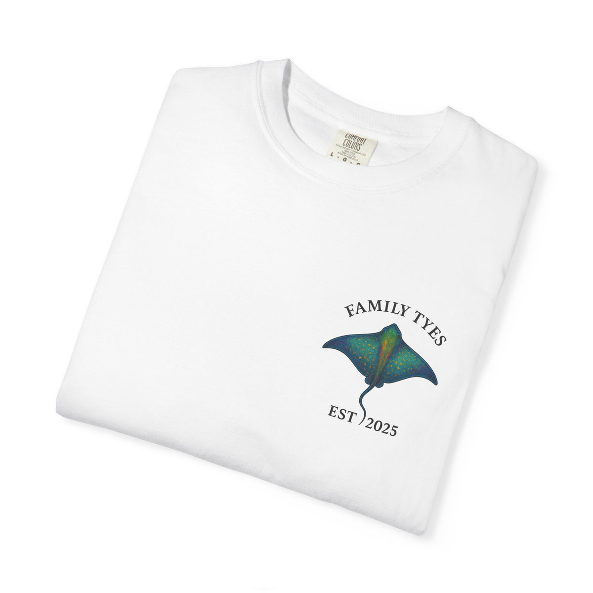 Ocean collection unisex’s Garment-Dyed T-shirt | Family Tyes 2025 Dolphin Design