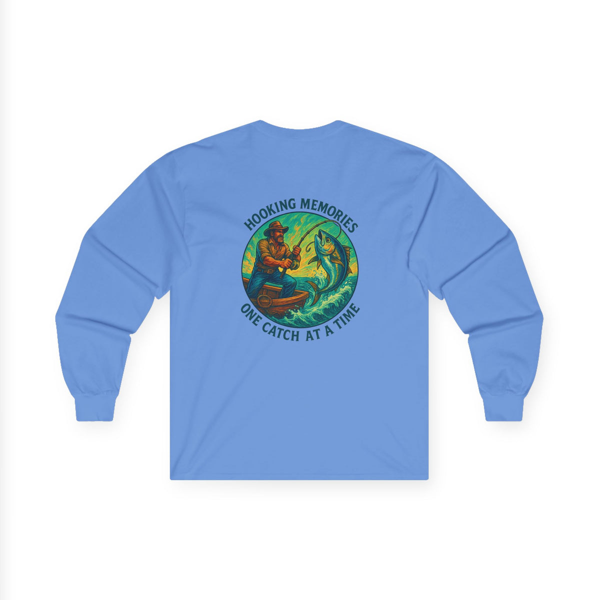 Tuna Fishing Memories Long Sleeve Tee, Unisex Outdoor Apparel, Gift for Anglers, Fishing Lover Shirt, Catch Fish Tee, Nature Lover Top