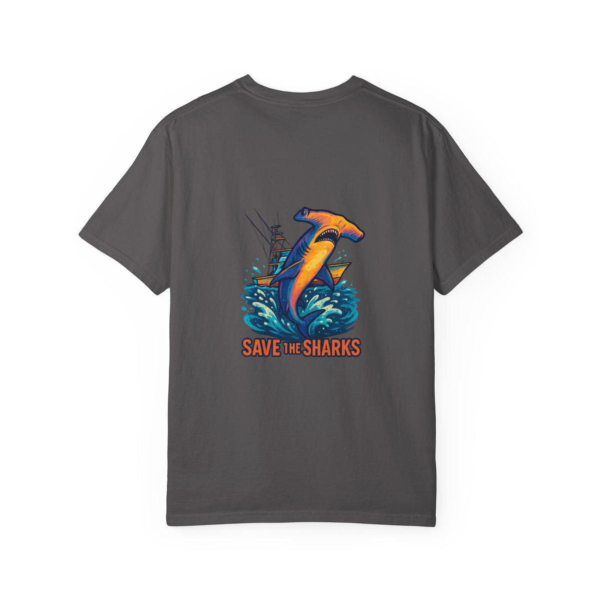 Eco-Friendly Unisex T-Shirt, Save the Sharks Tee, Casual Wear, Beach Lover Gift, Ocean Conservation Apparel