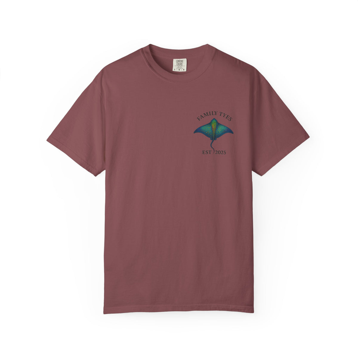 Ocean collection unisex’s Garment-Dyed T-shirt | Family Tyes 2025 Dolphin Design