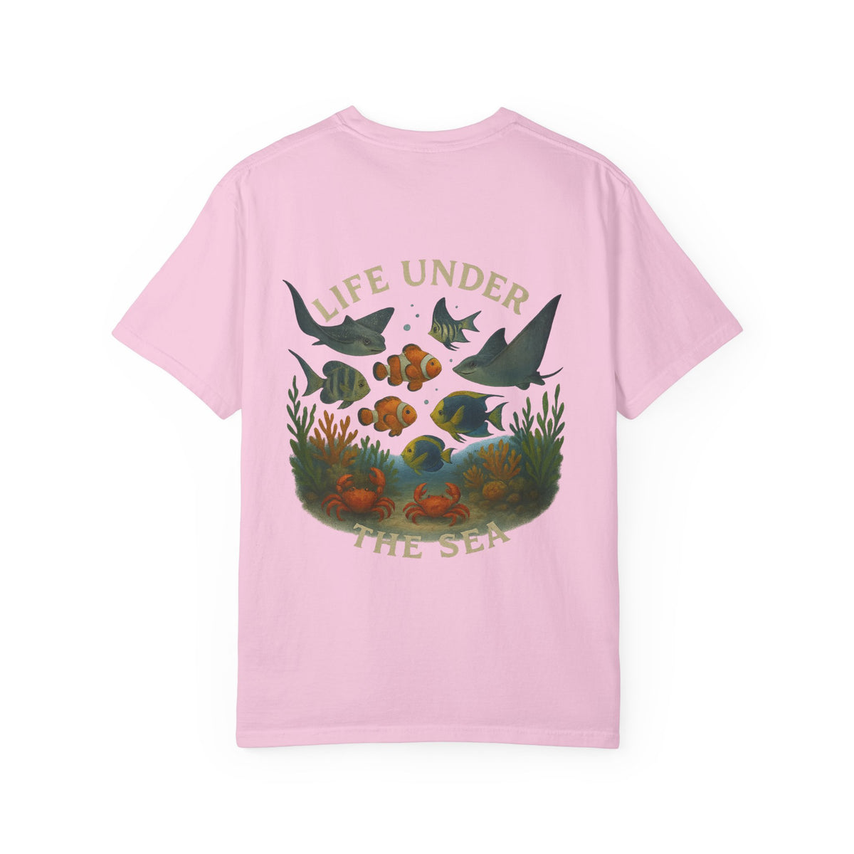 Ocean-Themed Unisex T-Shirt - 'Life Under the Sea' Graphic Design for Family Fun