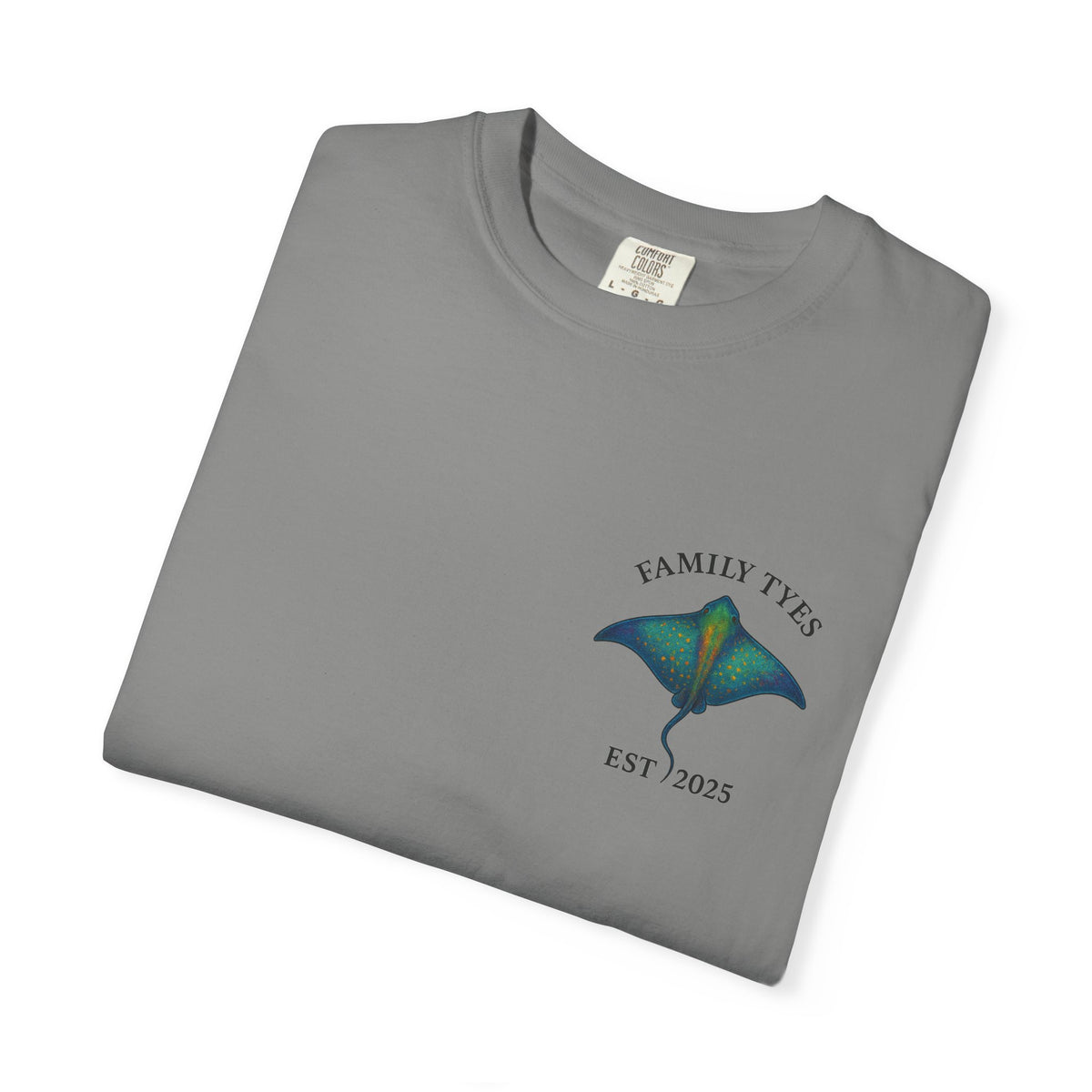 Ocean collection unisex’s Garment-Dyed T-shirt | Family Tyes 2025 Dolphin Design