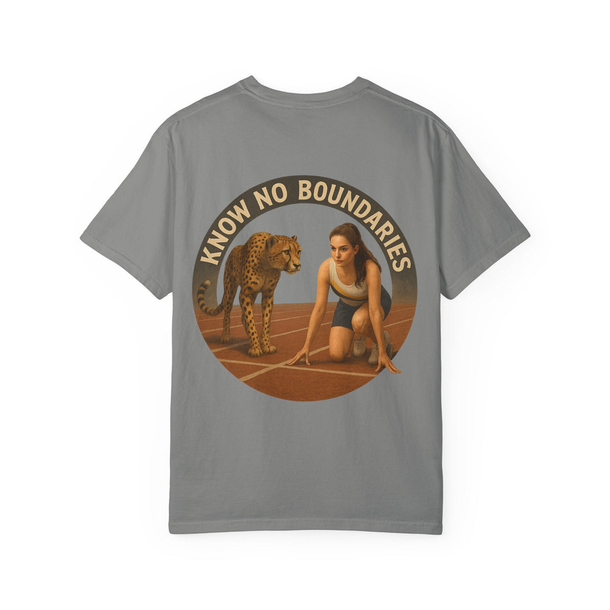 Unisex Garment-Dyed T-shirt - Family Year & Know No Boundaries Design