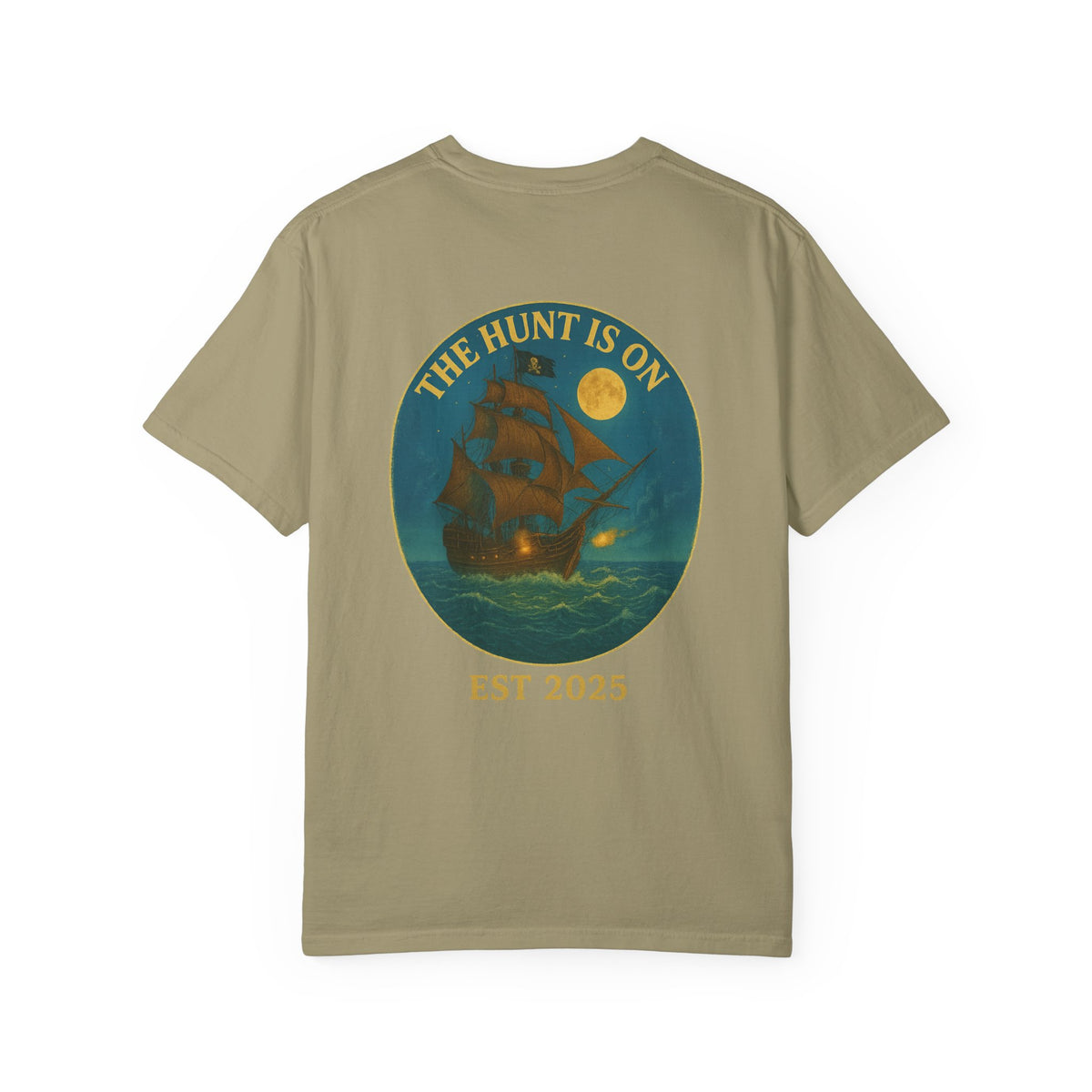 Pirate Copy of Mysterious Ship Graphic T-Shirt, Unisex Event Apparel, Casual Gift for Sailors, Halloween Theme, Adventure Lover's Top